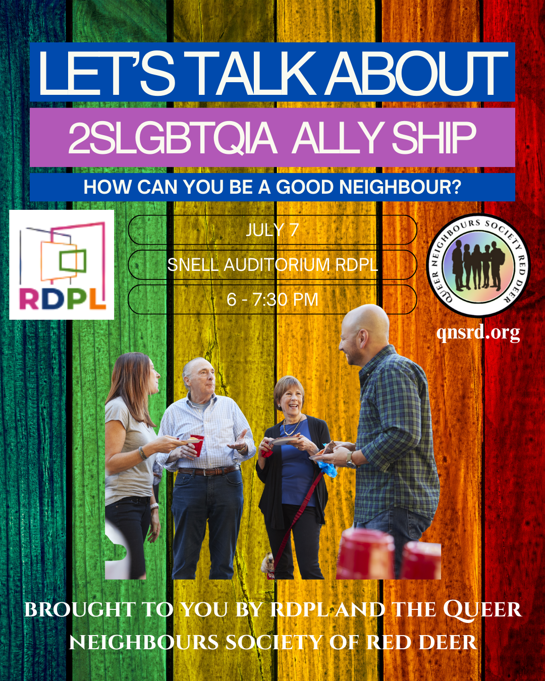 Queer Neighbours Society Presentation Allyship: How Can You Be a Good Neighbour?
