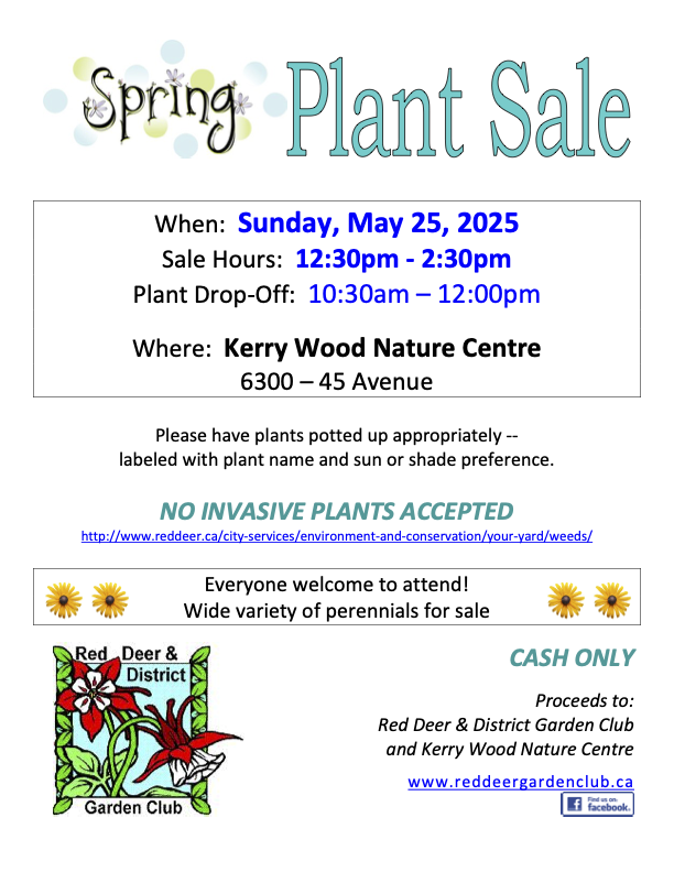 Red Deer Garden Club Annual Plant Sale