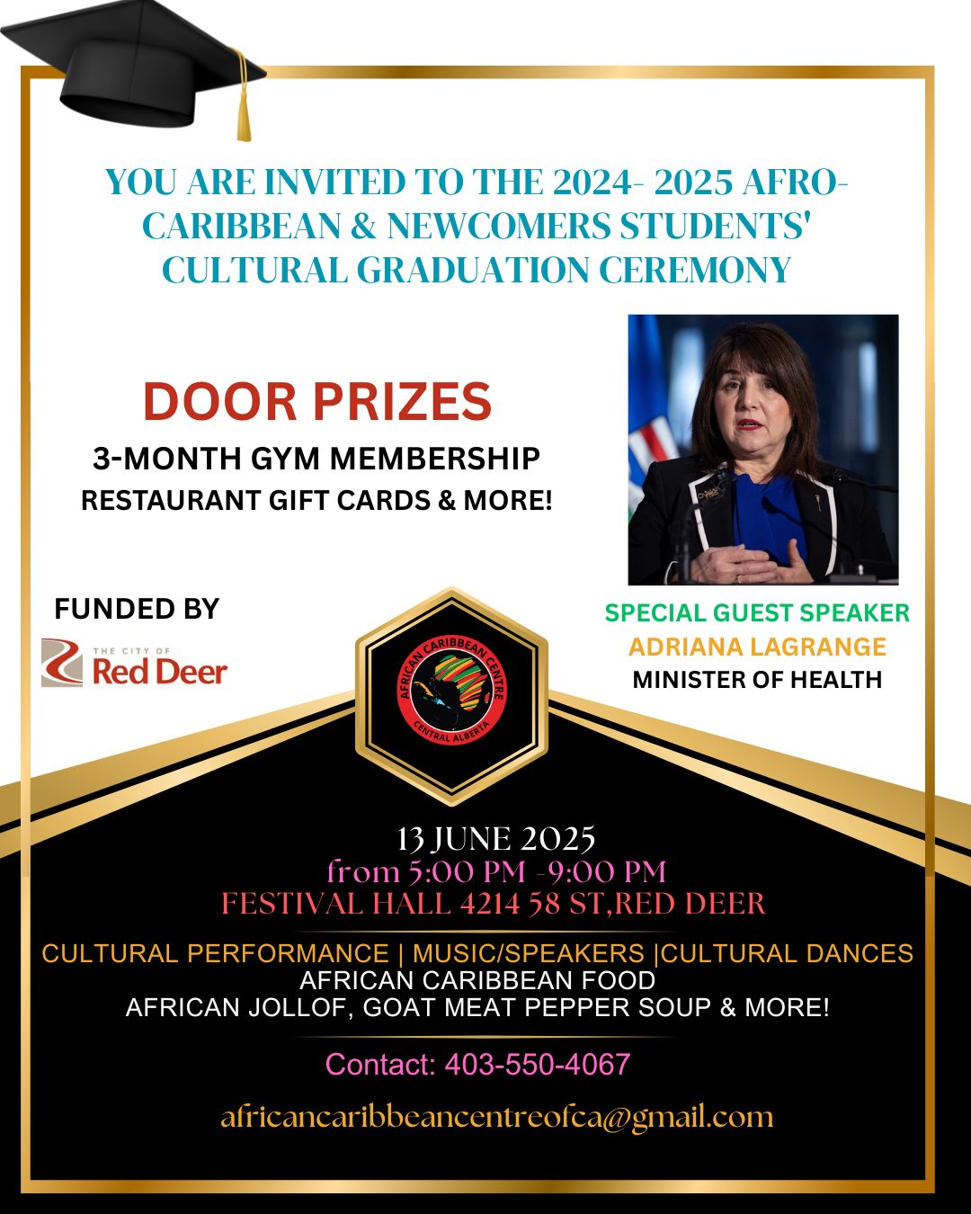 Afro-Caribbean & Newcomers Students' Cultural Graduation Ceremony