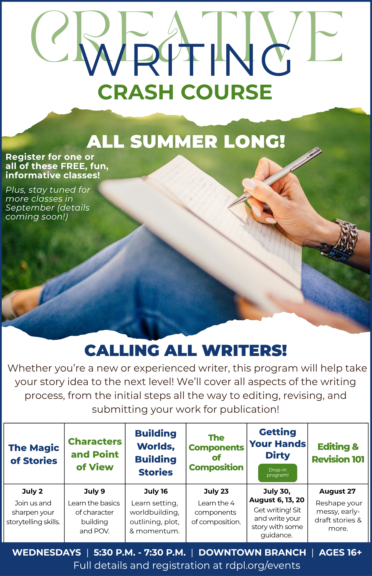 Creative Writing Crash Course: Getting Your Hands Dirty