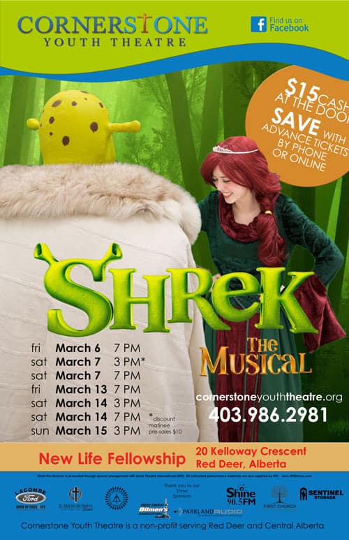 Cornerstone Youth Theatre presents "Shrek"